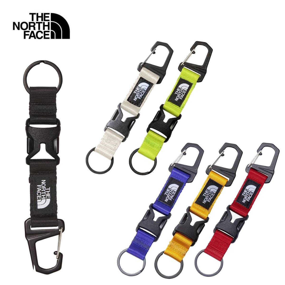 乐天商城 - ザ・ノース・フェイス THE NORTH FACE 【正規取扱店】TNFキーキーパーロング メンズ レディース ユニセックス オールシーズン カジュアル アウトドア キーホルダー カラビナ アクセサリー サステナブル NN32435 K WD AB FM SG RR