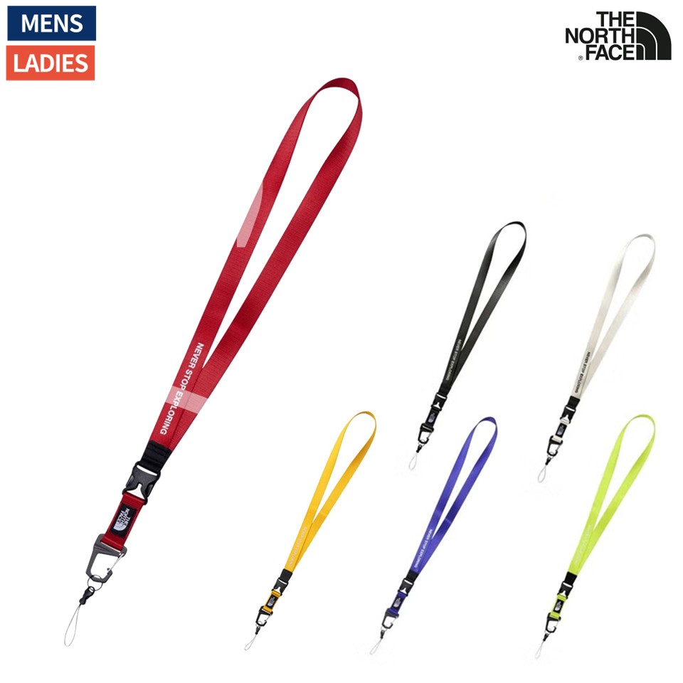 ザ・ノース・フェイス THE NORTH FACE 【正規取扱店】TNFランヤード メンズ レディース ユニセックス リサイクルナイロン カジュアル アウトドア 携帯ストラップ ネックストラップ 名札ストラップ 吊り下げ名札 サステナブル NN32437 K WD AB FM SG