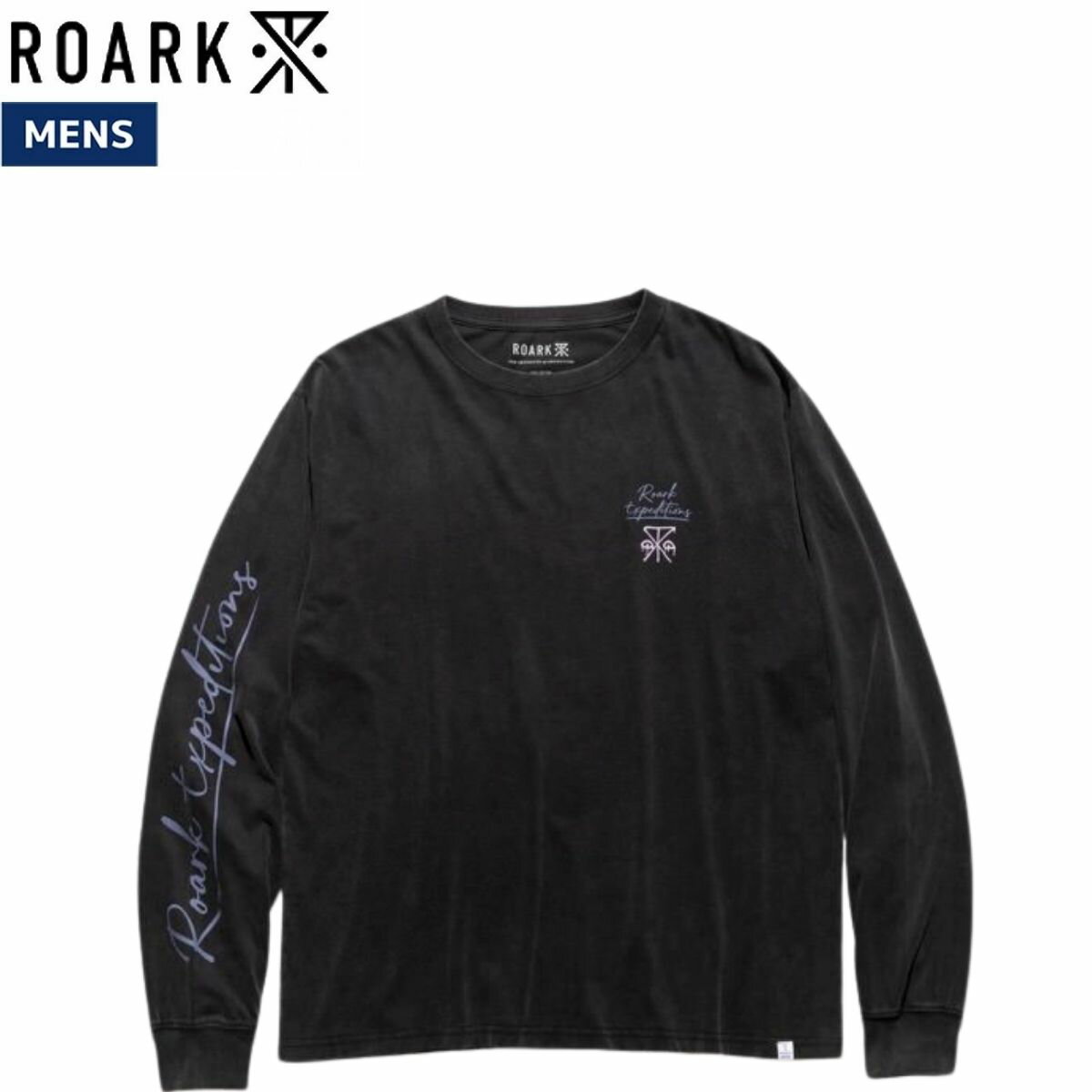 乐天商城 - ロアーク ROARK EXPEDITIONS PHOTO WELL WORN L/S TEE エクスペディションズフォト ウェルウォーン ロンT メンズ カジュアル アウトドア長袖Tシャツ ロンT デイリー 着回し 抗菌防臭 RLTJ1202-BLK