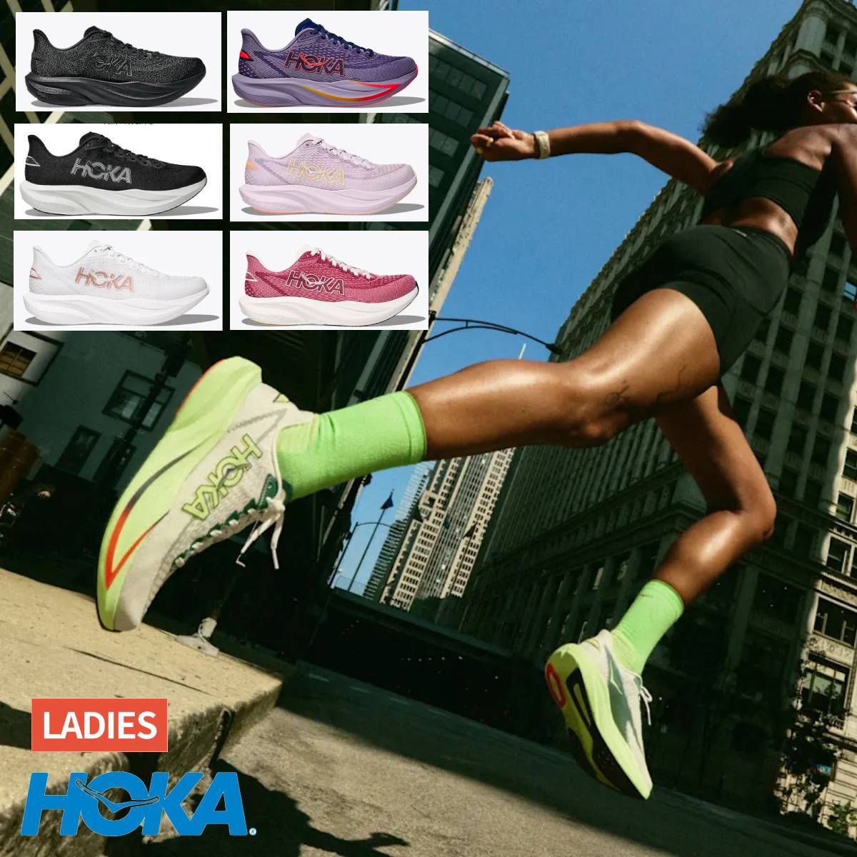 乐天商城 - ホカ HOKA MACH 7 マッハ 7 レディース ランニング シューズ スポーツ ランシュー ジョギング レース ロード 軽量 反発 1171938