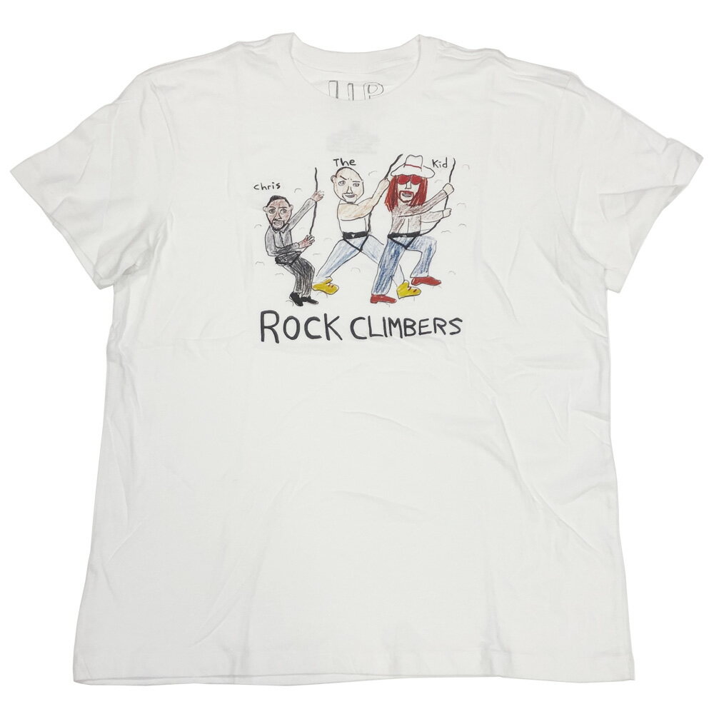 U.P. Unfortunate PortraitS/S Men’s Mサイズ TEE“Rockclimbers” ホワイト