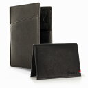 APTO PARIS PACK-Nomade Wallet Card Holder BLACK黒 ノマドウォレットとコインホルダーのセット イタリアンレザー ノマドウォレット トラベルウォレット パスポートケース