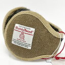 average Ear Muffler“HARRIS TWEED” 　無地ベージュ[アベレージ バックアーム イヤーウォーマー マフラー 耳あて ハリスツィード ハリスツイード　ライトオリーブ　] 【楽ギフ_包装】