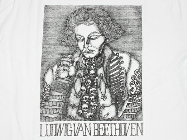 Daisuke Konno×BIG BANG FUN SNAPS “Beethoven Jimi Hendrix” S/S Tee[ビックファンスナップ　NY発 プリントT ジミヘン] 05P31Aug14