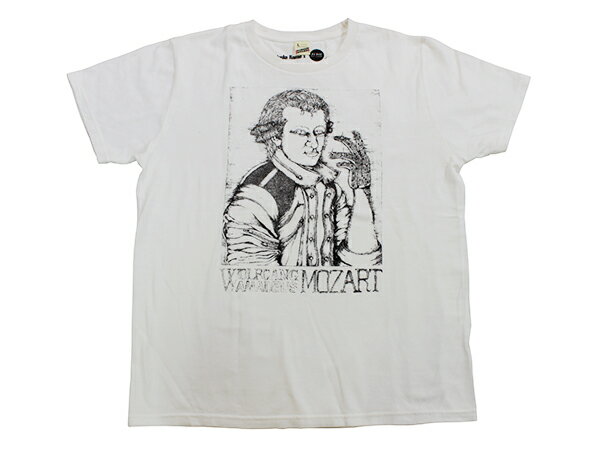 Daisuke Konno×BIG BANG FUN SNAPS “Mozart Michael Jackson” S/S Tee[ビックファンスナップ　NY発 プリントT マイケルジャクソン モーツァルト]