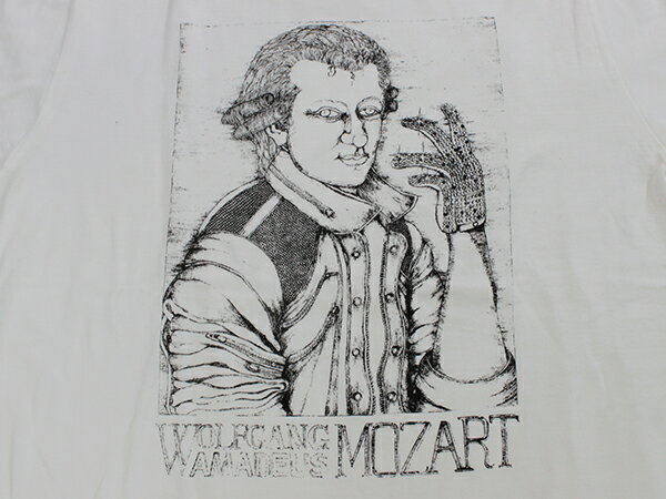 Daisuke Konno×BIG BANG FUN SNAPS “Mozart Michael Jackson” S/S Tee[ビックファンスナップ　NY発 プリントT マイケルジャクソン モーツァルト]