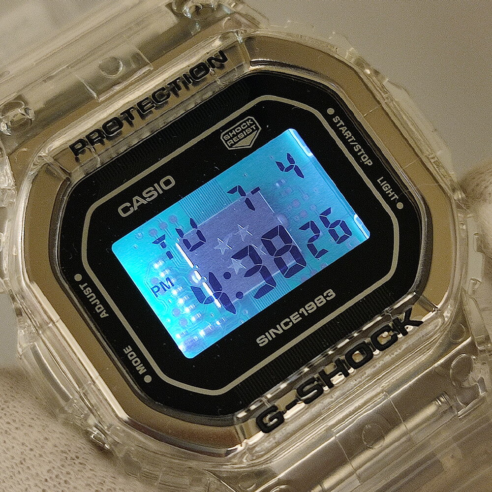 CASIO G-SHOCK “CLEAR REMIX”DW-5040RX-7JR “スクリューバック” 40周年記念限定モデル カシオ Gショック 回路基板が見える スケルトン 国内正規品