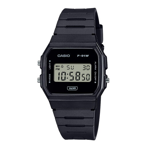 カシオ CASIO CLASSIC デジタル 腕時計 F-91WB-1AJF ブラック カシオ CASIO CLASSIC デジタル 腕時計 F-91WB-1AJF ブラック