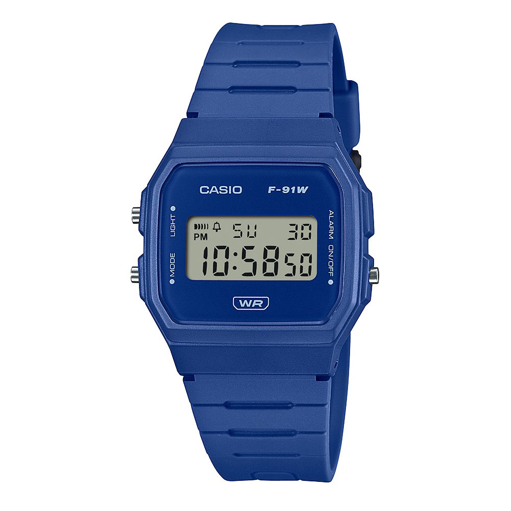 カシオ CASIO CLASSIC デジタル 腕時計 F-91WB-2A1JF ブルー