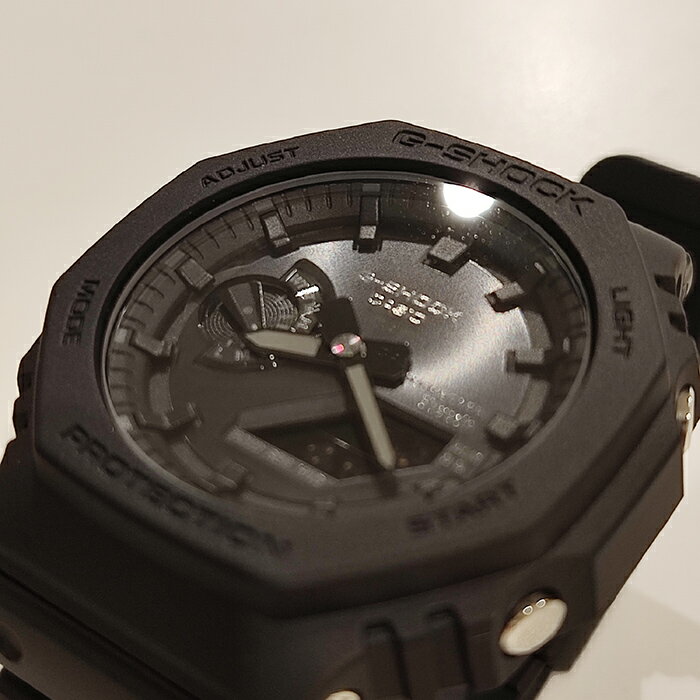 楽天PHOTOGENIQUECASIO “G-SHOCK” GA-B2100-1A1JF　ALLブラック[カシオ Gショック カーボンコア　Bluetooth　タフソーラー　スマホリンク ]【父の日】 【ギフト】 【贈り物】 簡易ラッピング無料