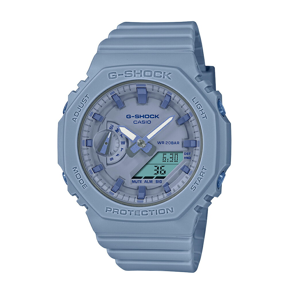 楽天PHOTOGENIQUECASIO “G-SHOCK MID SIZE”GMA-S2100BA-2A2JF ライトブルー[カシオ Gショック アナデジ　ミッドサイズ　カーボンコア G-shock women ]【母の日】 【ギフト】 【贈り物】【自分にご褒美】 簡易ラッピング無料