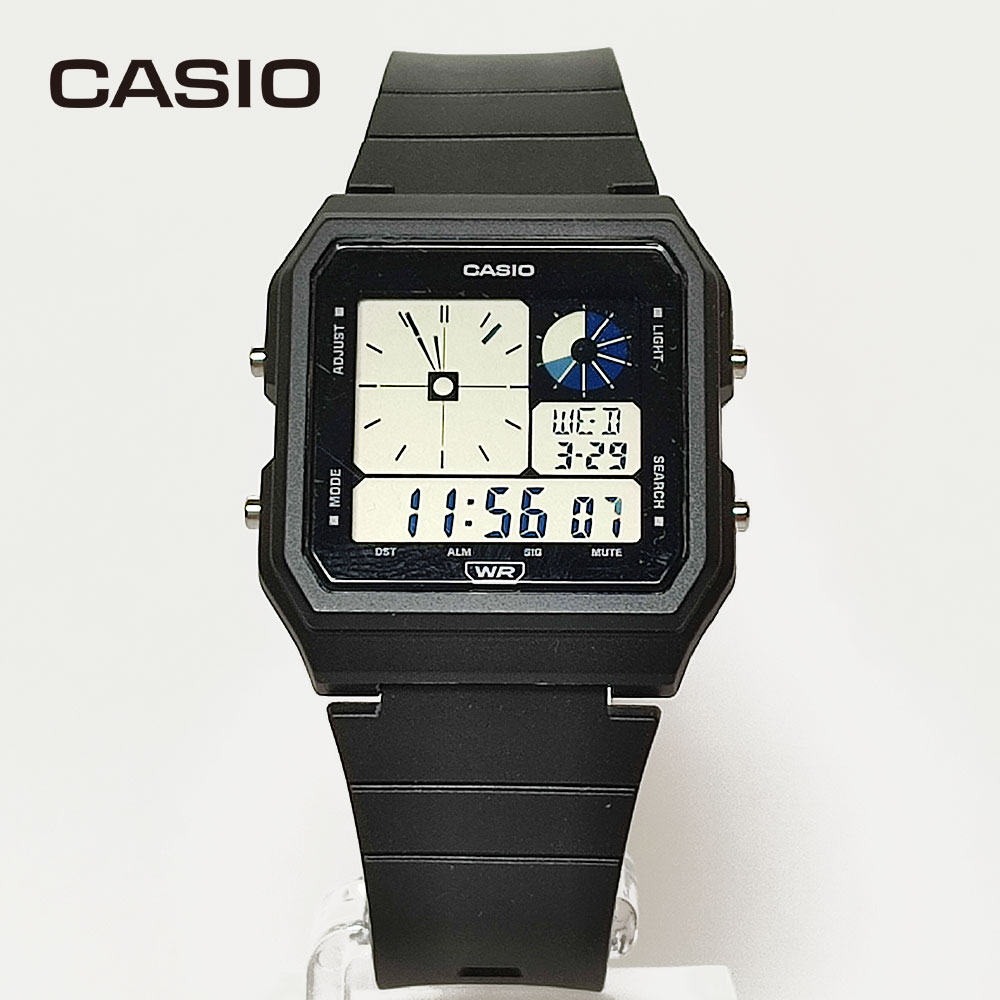 CASIO “STANDARD” 国内正規品カシオ LF-20W-1AJF ブラック アナデジ レトロカシオ 腕時計[ レトロウォッチ 昭和感 父の日 母の日]