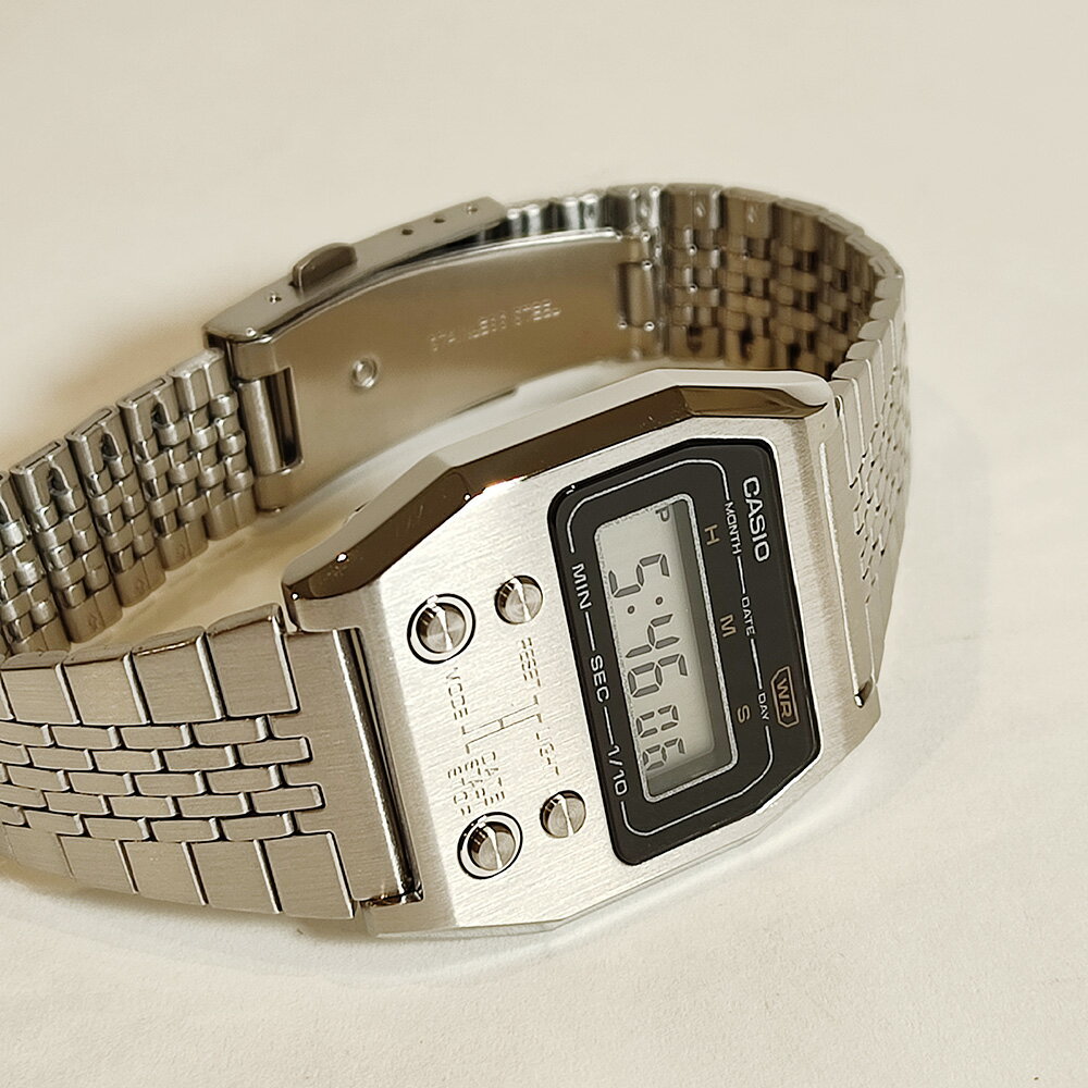 CASIO PREMIUM A1100D-1JF SILVER52QS-14B 復刻 デジタル 腕時計 カシオ クラシック レトロウォッチ