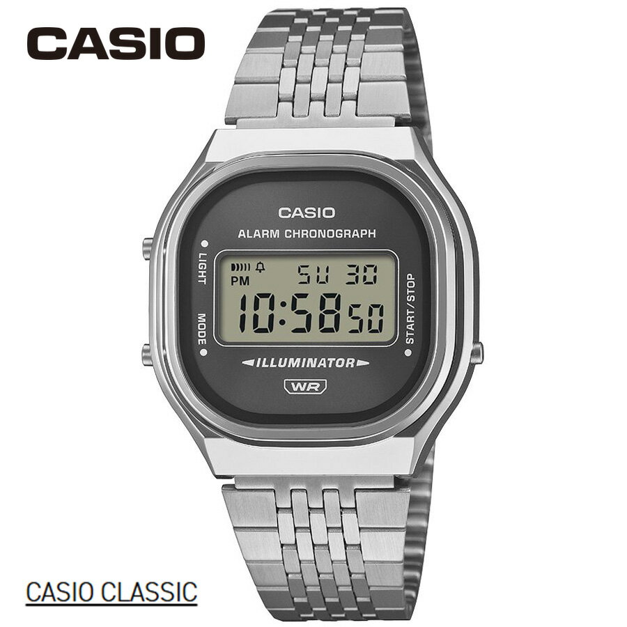 Rakuten - カシオクラッシック A140WE-8AJF シルバー/グレー　CASIO CLASSIC　腕時計　[ レトロデジタルウォッチ 贈り物 ラッピング無料 ]