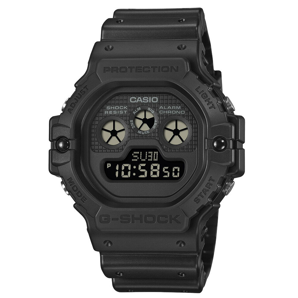 【先行予約】 CASIO G-SHOCK DW-5900UBB-1JF オールマットブラック　リニューアルLEDバックライトモデル　［ カシオ Gショック 5900系 1st G-shock 三つ目 ]簡易ラッピング無料　※予約注文のキャンセル及び返品はできません。予めご了承ください。(2.0)
