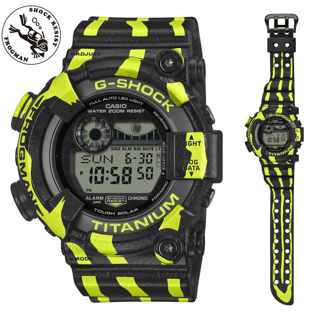 【先行予約】CASIO G-SHOCK FROGMAN GW-8200TPF-1JR　ミスジヤドクガエル　カシオフロッグマン【 予約商品につきキャンセル・返品不可　クレジットカード決済のみでお願いします 】