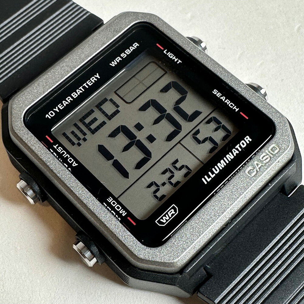 Rakuten - CASIO Collection STANDARD　W-221H-1AJF　カシオコレクション　ユニセックス腕時計 プチプラ スタンダードデジタル　 チープカシオ 日常生活防水 視認性に優れたデジタル 　【約10年電池寿命】