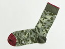 DEMOCRATIQUE SOCKS LEAVES CAMO