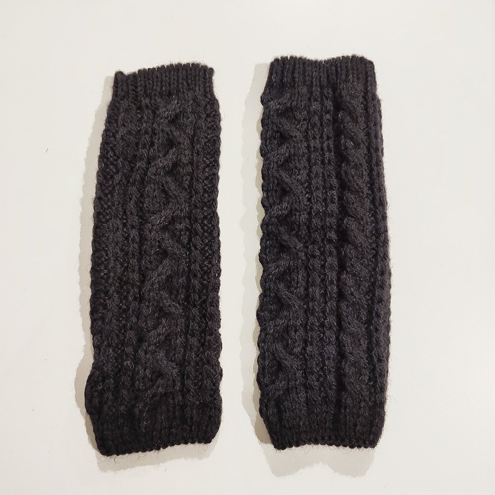 HIGHLAND 2000 Aran ALPACA混 Long-Open Finger Mittenロングミトン [ハイランド2000 アルパカ混オープンフィンガーミトン10cmロングバージョン 指なし手袋 グローブ]アルパカ51% ウール38% アクリル11%【メール便対応】
