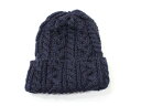 HIGHLAND 2000 Aran BOB CAP ネイビー [ハイランド2000 アランニット ボブキャップ]