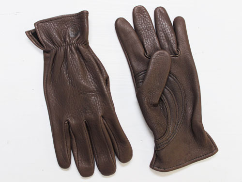 J. Churchill Glove Co. DEERSKIN With Patch Palm ブラウン [ジェームスチャーチル ディアスキン レザーグローブ 鹿革手袋]