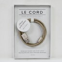 LE CORDLightning to USB2.0 Charge/Sync Cable@1MgGOLDh[R[h 1[g CgjOP[u iPhone iPad iPod ACtH[ ]