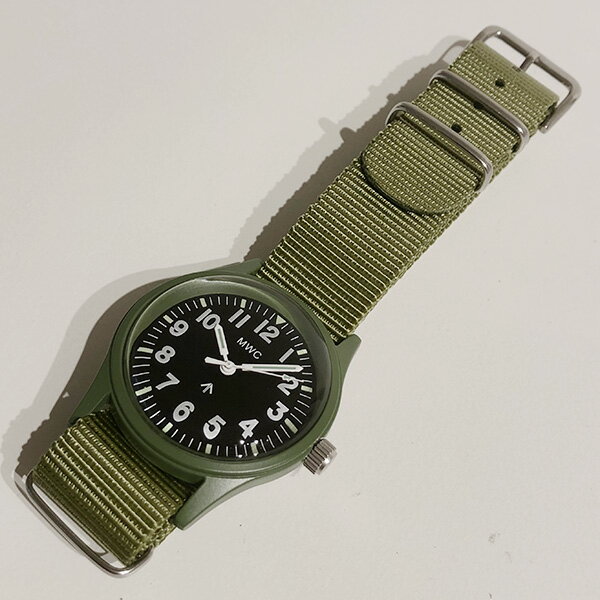 MWC LIMITEDMIL-1966 Quartz オリーブ EUROPEモデル／NATOストラップ[ミリタリーウォッチカンパニー メンズ　ブロードアロー　腕時計]