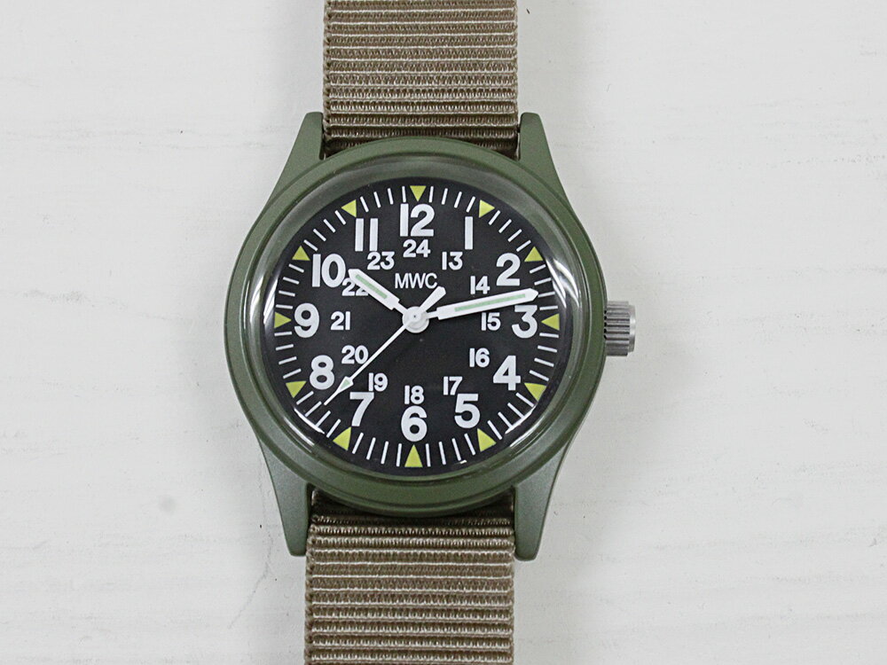 MWC W-113QTZOL Quartz Vietnamオリーブ[ミリタリーウォッチカンパニー メンズ腕時計]