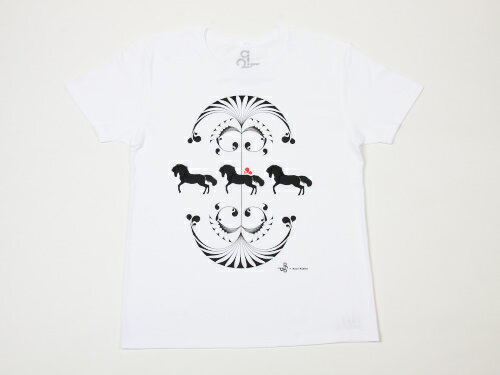 Rakuten - p.c.a.d. Kaori Kojima “carousel” S/S TEE ホワイト [Protect Children Against Danger 半袖チャリティーアートTシャツ]【メール便対応】 【mens_0803w】