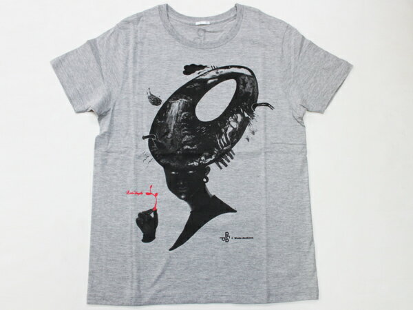Rakuten - p.c.a.d. Mieko Anekawa “Live Simple” S/S TEE グレー150cm[Protect Children Against Danger 半袖チャリティーアートTシャツ]【メール便対応】