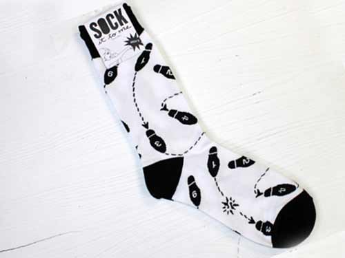 Sock It To Me Men's Crew Socks Dance Steps ۥ磻 [󥺥롼å ]ڥ᡼б ڥޥ饽sep12_