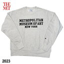 The Metropolitan Museum of ArtMet Campus Crew Sweat Champion R/W 2023US限定チャンピオンリバースウィーブクルースウェット キャンパスプリントシルバーグレー メトロポリタン美術館 ミュージアムショップ 限定 国内未発売 スーベニア