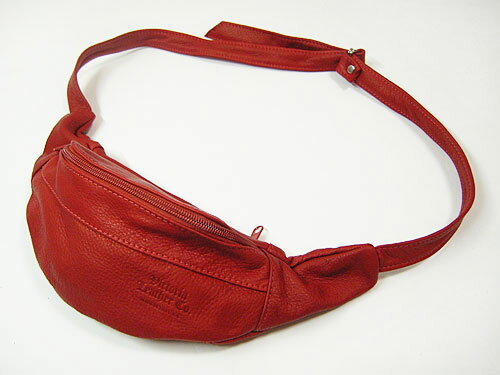 Victoria Leather WAIST POUCH レッド [ビク