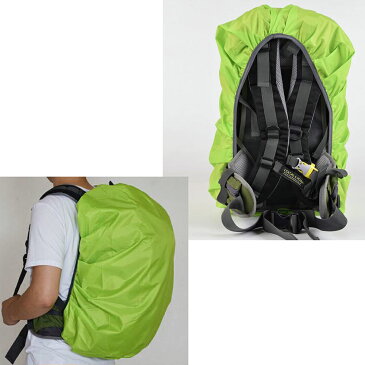 防水 リュックカバー 40〜50リットル用 40L 45L 50L ザックカバー レインカバー ゴム　ブルー ブラック 青 黒 登山 通勤 通学 雨 梅雨 夕立 送料無料