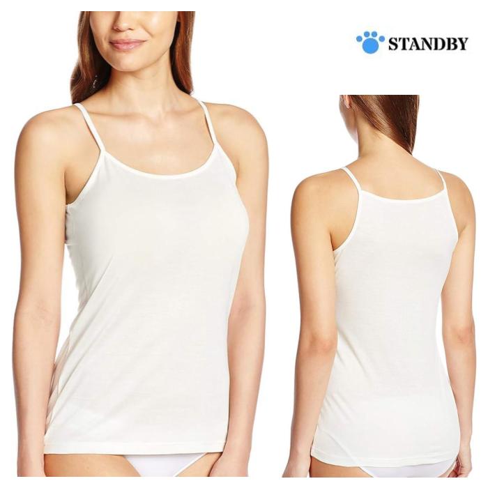 IS974 i-Silk ハイバックキャミソール シルク 100% インナー レディース 婦人 肌着 キャロン オグランジャパン 片倉工業 2