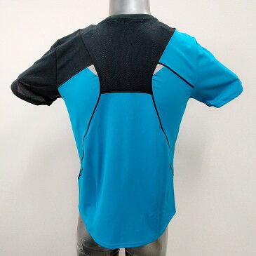【アウトレット】M,Lサイズのみ ミズノ 半袖 Tシャツ スポーツシャツ 32MA611524 ディーバブルー スポーツウェア トレーニングウェア 夏用 メンズ ユニセックス ウォーミングアップ ジョギング ランニング 青