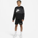 ナイキ NIKE ジュニア用 長袖スウェット ハーフパンツ 上下セット フレンチテリー トラックスーツ 小学生 DO6789-010 子供服 こども キッズ Jr スポーツウェア トレーニングウェア 長袖 半ズボン ランニング ジョギング