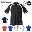 デサント 野球 ベースボールシャツ 2ボタン Tシャツ DB103B descente