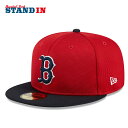 ニューエラ NEW ERA ボストン・レッドソックス キャップ Batting Practice 59FIFTY MLBオンフィールド 13957129 メンズ...