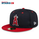 ニューエラ NEW ERA ロサンゼルス・エンゼルス キャップ Batting Practice 59FIFTY MLBオンフィールド 13957133 メンズ...