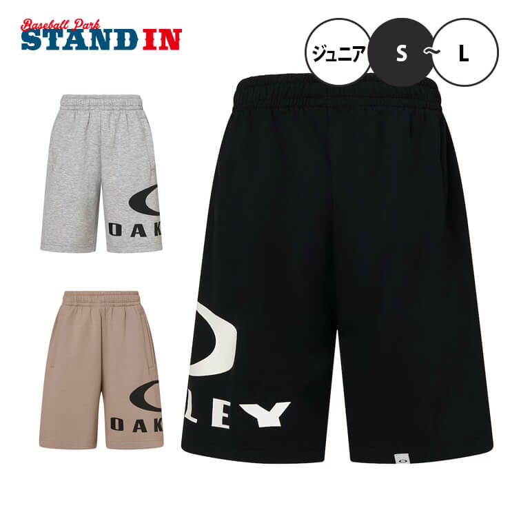 【2024モデル】オークリー ジュニア用 ハーフパンツ ショートパンツ 夏用 En Qdevo Fleece Shorts Ytr 7.0 FOA406409 半ズボン 子供服 キッズ Jr こども 子ども スポーツウェア トレーニングウェア ランニング oakley