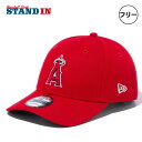 ニューエラ NEW ERA MLB ロサンゼルス・エンゼルス キャップ 9FORTY 940 スカーレット メンズ ユニセックス 13562125 メジャーリー...