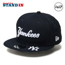 ニューエラ NEW ERA ジュニア用 ニューヨーク・ヤンキース キャップ バイザーロゴ サイズ調節可能 Youth 9FIFTY MLB Visor Logo...