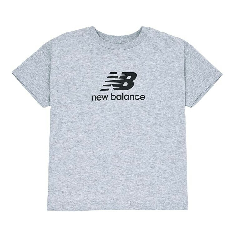 全4色 2025モデル ニューバランス ジュニア用 半袖 Tシャツ 子供服 スタクッドロゴ ロングスリーブTシャツ ABT55541 こども 子ども キッズ j...