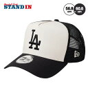 ニューエラ NEW ERA ロサンゼルス・ドジャース キャップ 9FORTY A-Frame トラッカー MLB Typewriter メンズ レディース ユニ...