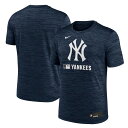 ナイキ ニューヨーク・ヤンキース 半袖 Tシャツ ベースボールシャツ MLBオーセンティックコレクション New York Yankees Nike Navy ...