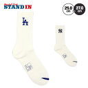 MLB×ROSTER SOX ロスターソックス MLB 96 SOCKS クルーソックス 1足入り メジャーリーグ ドジャース ヤンキース ロゴ 靴下 MLB-...