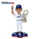 大谷翔平 8インチ ボブルヘッド 2024 ロサンゼルス・ドジャース ワールドシリーズ優勝記念 グッズ メジャーリーグ 人形 フィギュア 記念グッズ 記念アイテ...