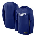 ナイキ ロサンゼルス・ドジャース 長袖 Tシャツ MLB オーセンティックコレクション Los Angeles Dodgers Royal Authentic Collection Game Time Raglan Performance Long Sleeve T-Shirt メンズ 013D-11L6-LD-HHA ロンT メジャーリーグ 公式アイテム nike