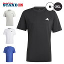 アディダス ウェア 半袖 Tシャツ トレイン エッセンシャルズ ストレッチ トレーニング 半袖Tシャツ BXH44 夏用 スポーツウェア トレーニングウェア ジム ランニング ジョギング adidas